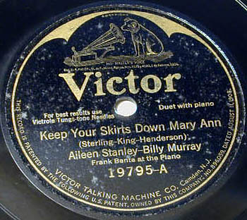 Keep Your Skirts Down Mary Ann - Victor 19795